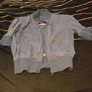 Cute blue utility jacket